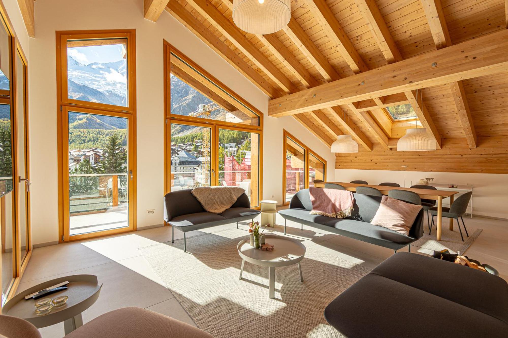 Luxury Penthouse Sonnenhof Lejlighed Saas Fee Eksteriør billede